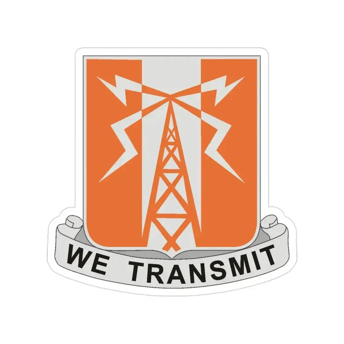 52 Signal Battalion (U.S. Army) Transparent STICKER Die-Cut Vinyl Decal 3 Inch - The Sticker Space