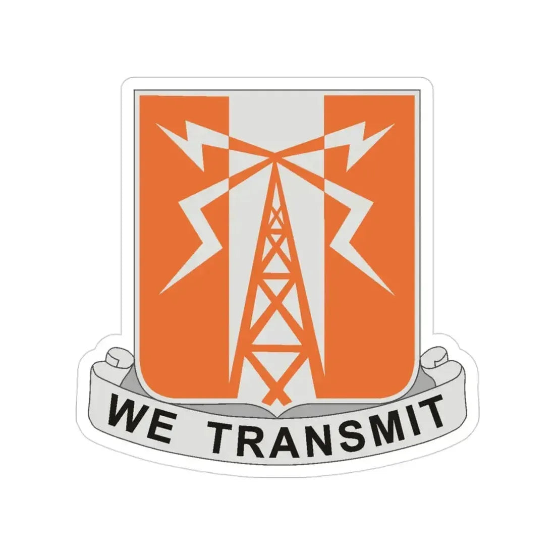 52 Signal Battalion (U.S. Army) Transparent STICKER Die-Cut Vinyl Decal 3 Inch - The Sticker Space