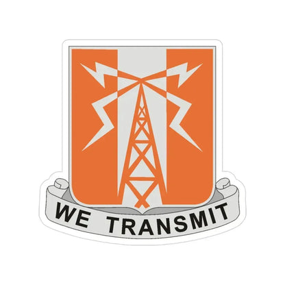 52 Signal Battalion (U.S. Army) Transparent STICKER Die-Cut Vinyl Decal 3 Inch - The Sticker Space