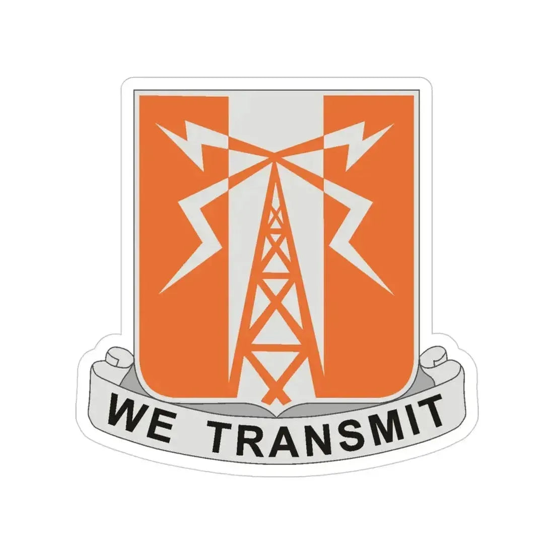 52 Signal Battalion (U.S. Army) Transparent STICKER Die-Cut Vinyl Decal 4 Inch - The Sticker Space