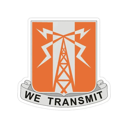 52 Signal Battalion (U.S. Army) Transparent STICKER Die-Cut Vinyl Decal 4 Inch - The Sticker Space