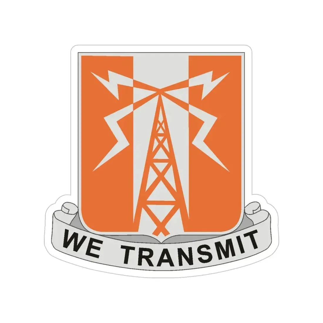 52 Signal Battalion (U.S. Army) Transparent STICKER Die-Cut Vinyl Decal 6 Inch - The Sticker Space