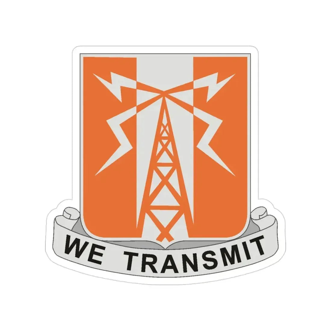 52 Signal Battalion (U.S. Army) Transparent STICKER Die-Cut Vinyl Decal - The Sticker Space