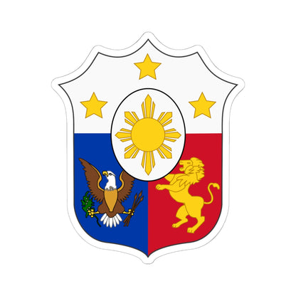 Arms of the Philippines (Philippines) (Coat of Arms) STICKER Vinyl Kiss-Cut Decal