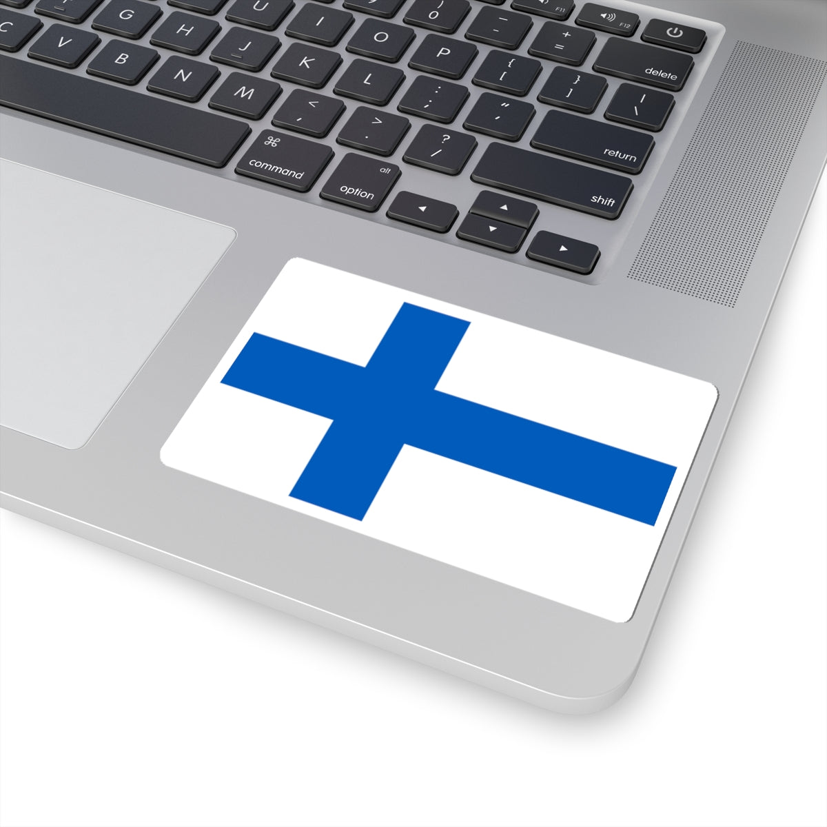 Flag of Finland 1918-1920 (Finland)_1 STICKER Vinyl Kiss-Cut Decal