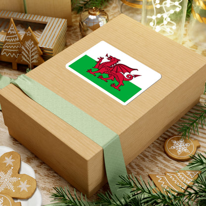 Flag of Wales 1959 (United Kingdom) STICKER Vinyl Kiss-Cut Decal
