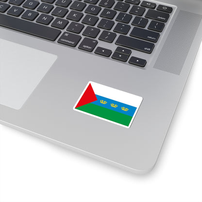 Flag of Tyumen Oblast large (Russia) STICKER Vinyl Kiss-Cut Decal