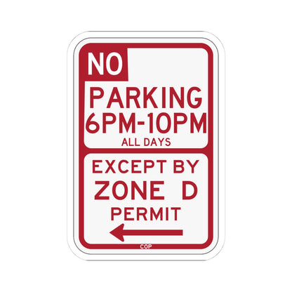 PBOT Road sign P1450L (Oregon) (Road Sign) STICKER Vinyl Kiss-Cut Decal