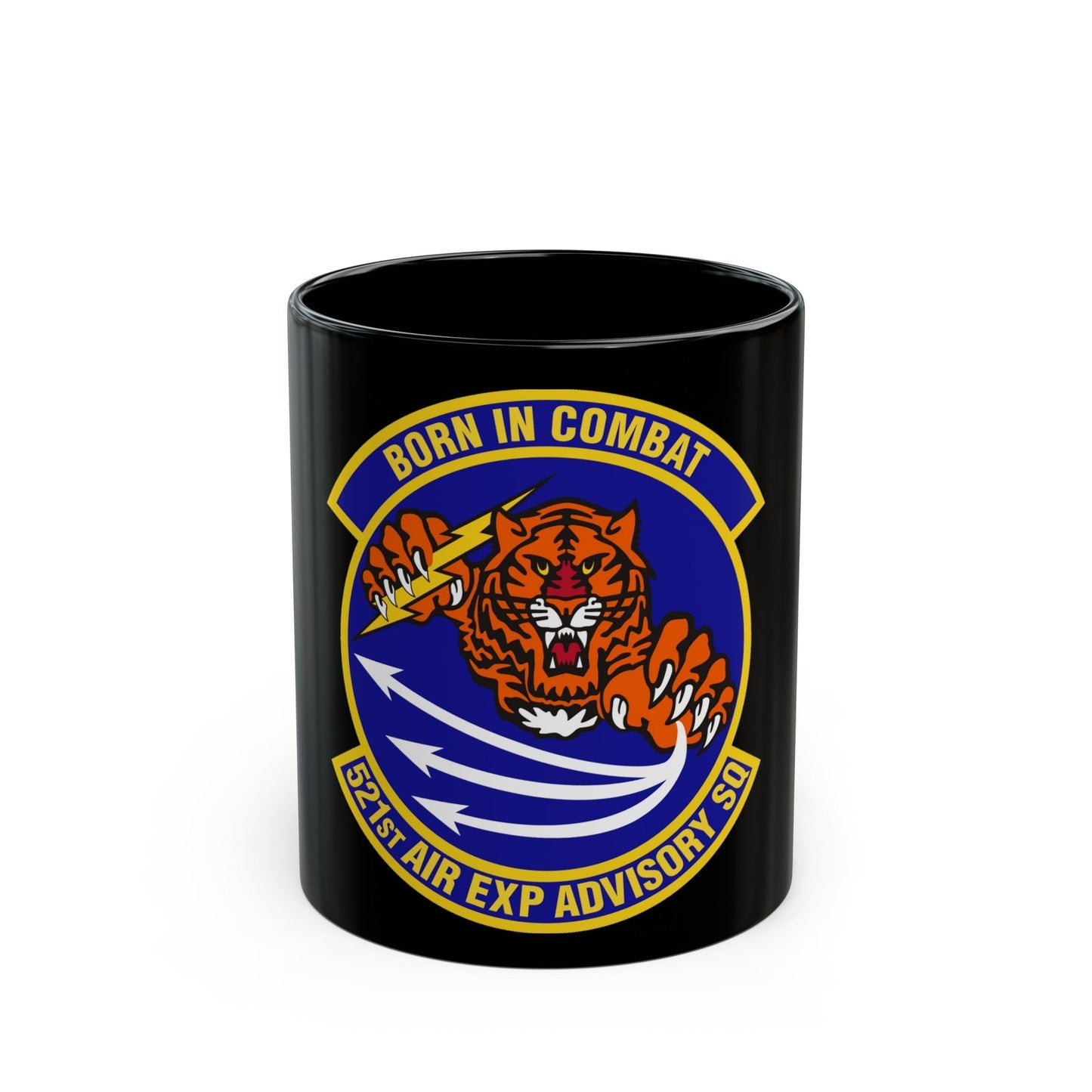 521st Air Expeditionary Advisory Squadron (U.S. Air Force) Black Coffee Mug-11oz-The Sticker Space