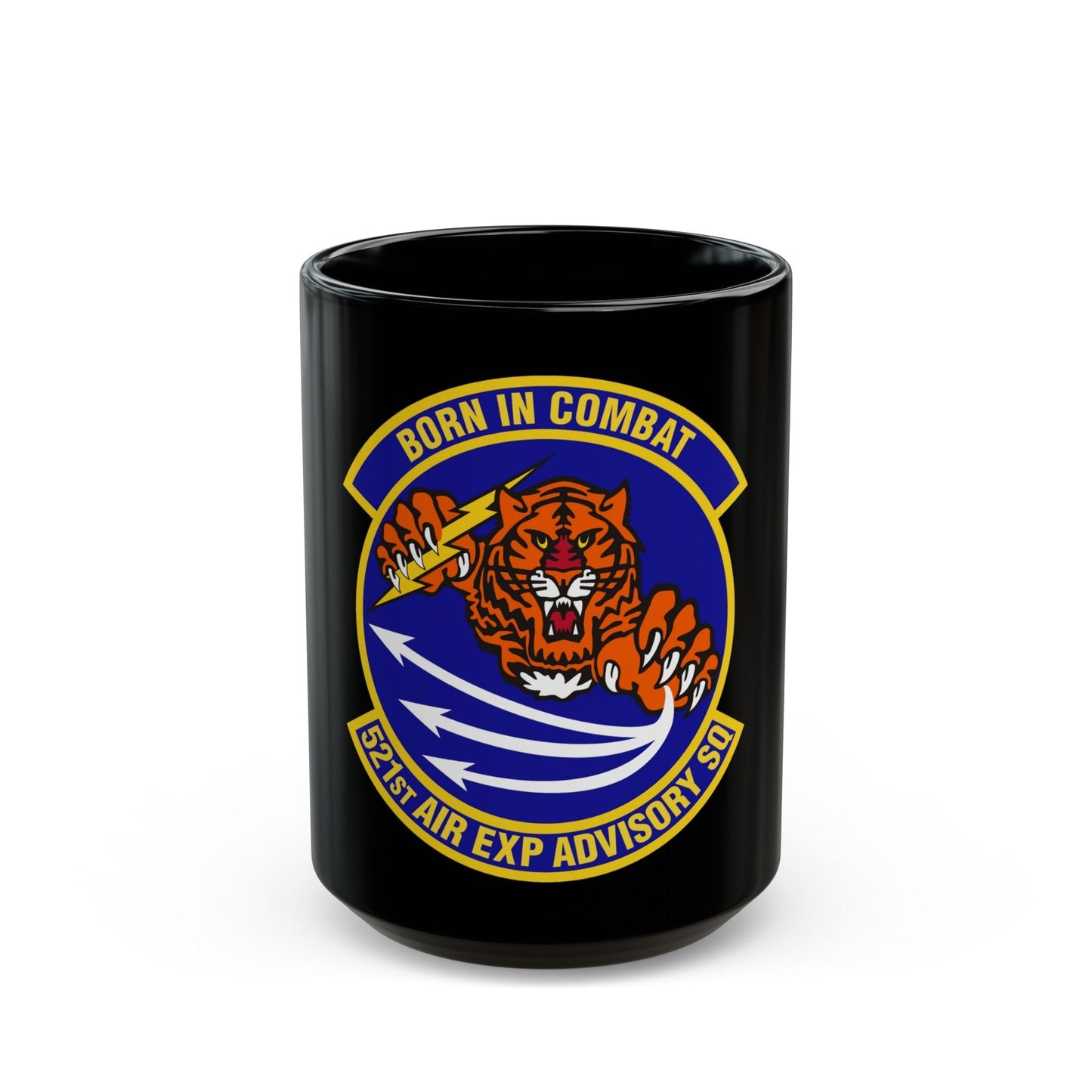 521st Air Expeditionary Advisory Squadron (U.S. Air Force) Black Coffee Mug-15oz-The Sticker Space