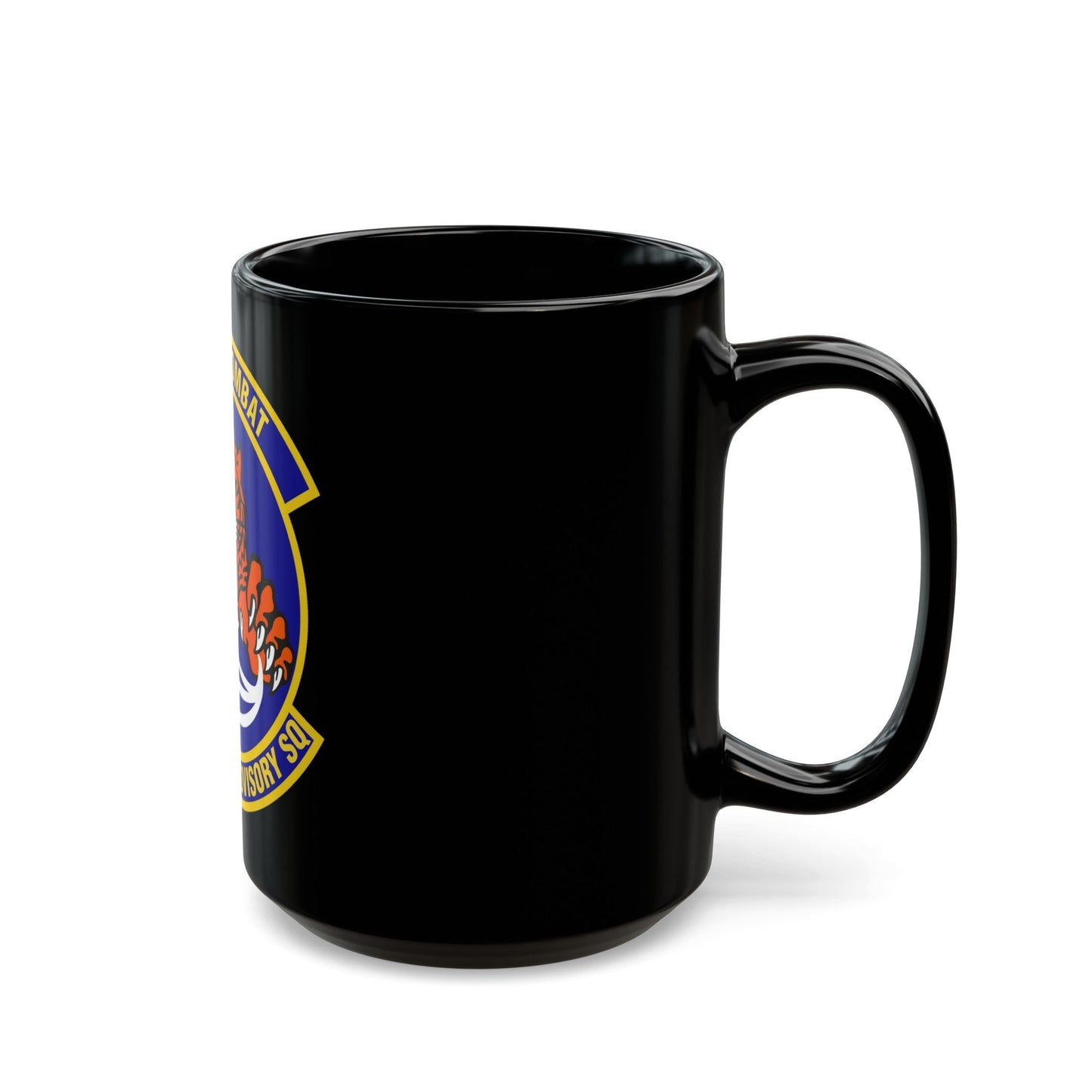 521st Air Expeditionary Advisory Squadron (U.S. Air Force) Black Coffee Mug-The Sticker Space