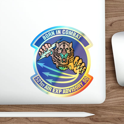 521st Air Expeditionary Advisory Squadron (U.S. Air Force) Holographic STICKER Die-Cut Vinyl Decal-The Sticker Space