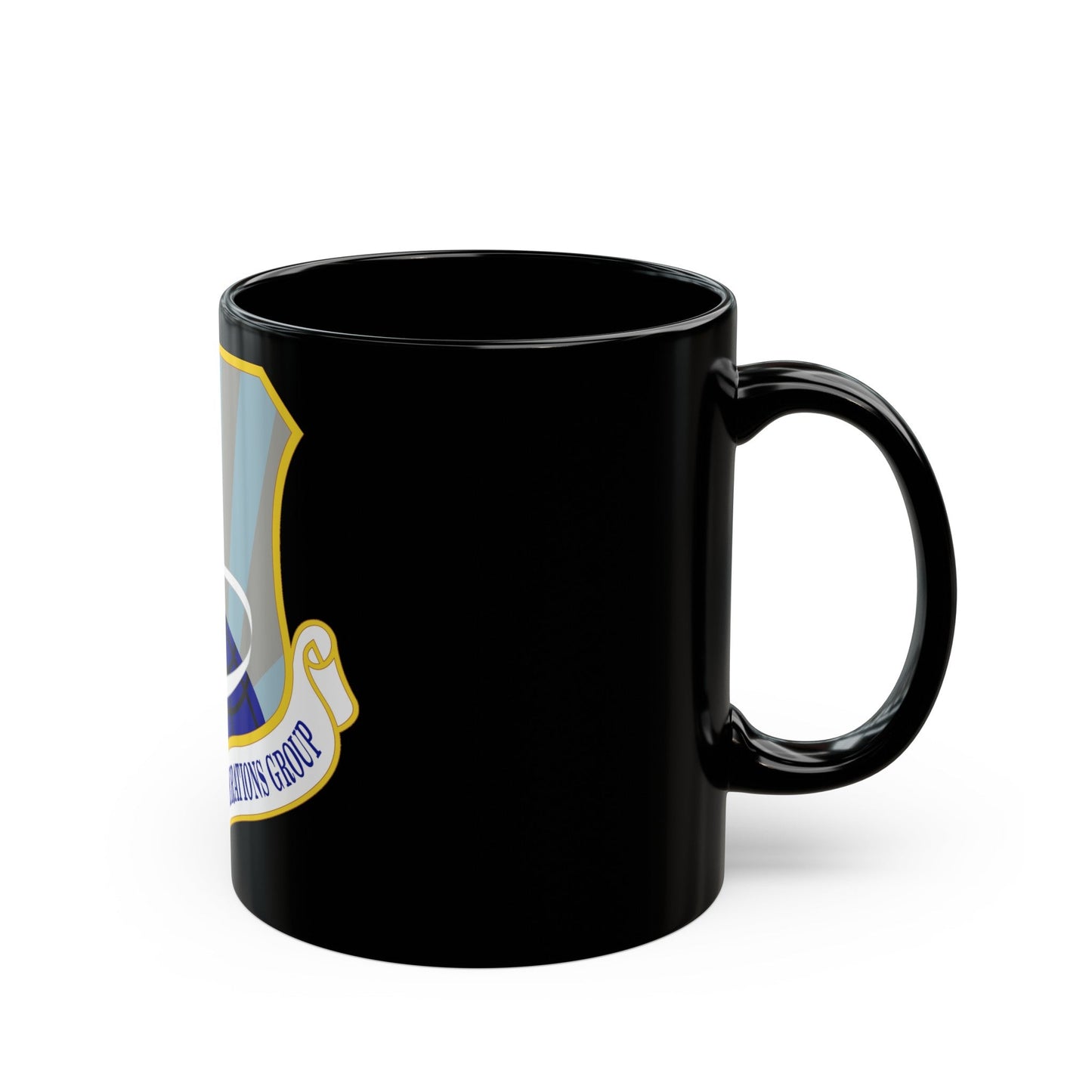 521st Air Mobility Operations Group (U.S. Air Force) Black Coffee Mug-The Sticker Space