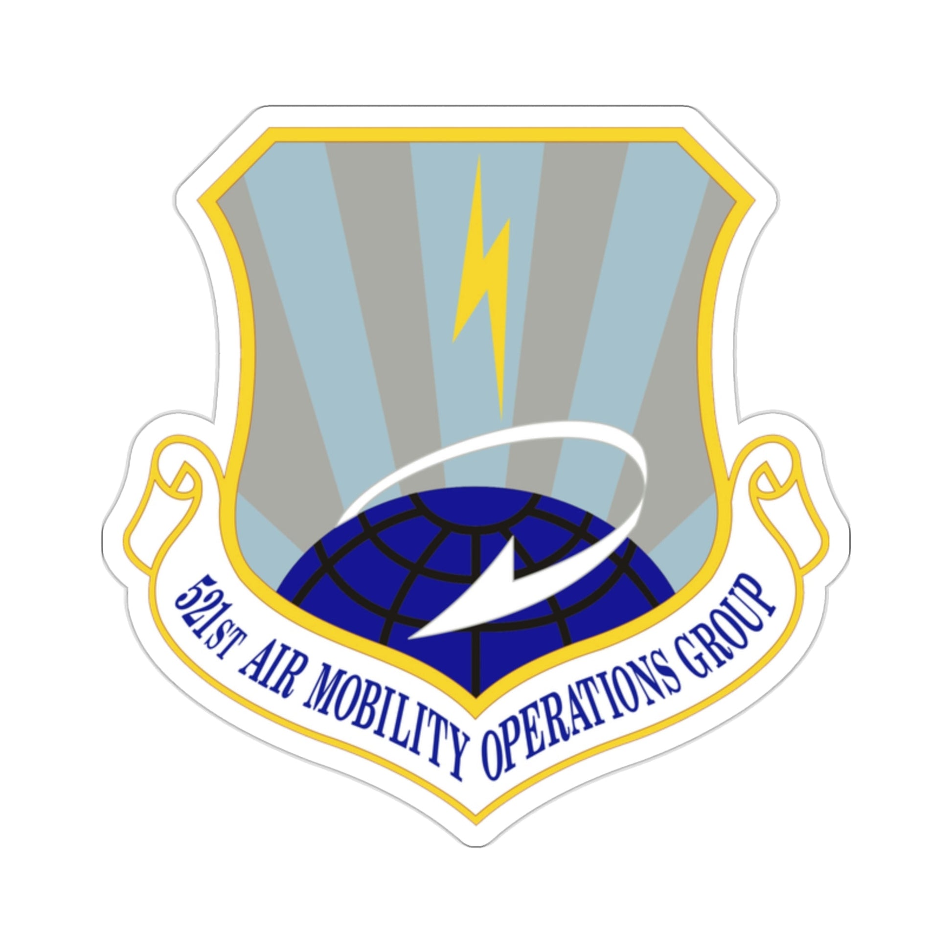 521st Air Mobility Operations Group (U.S. Air Force) STICKER Vinyl Die-Cut Decal-2 Inch-The Sticker Space