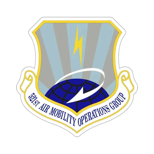 521st Air Mobility Operations Group (U.S. Air Force) STICKER Vinyl Die-Cut Decal 6 Inch - The Sticker Space