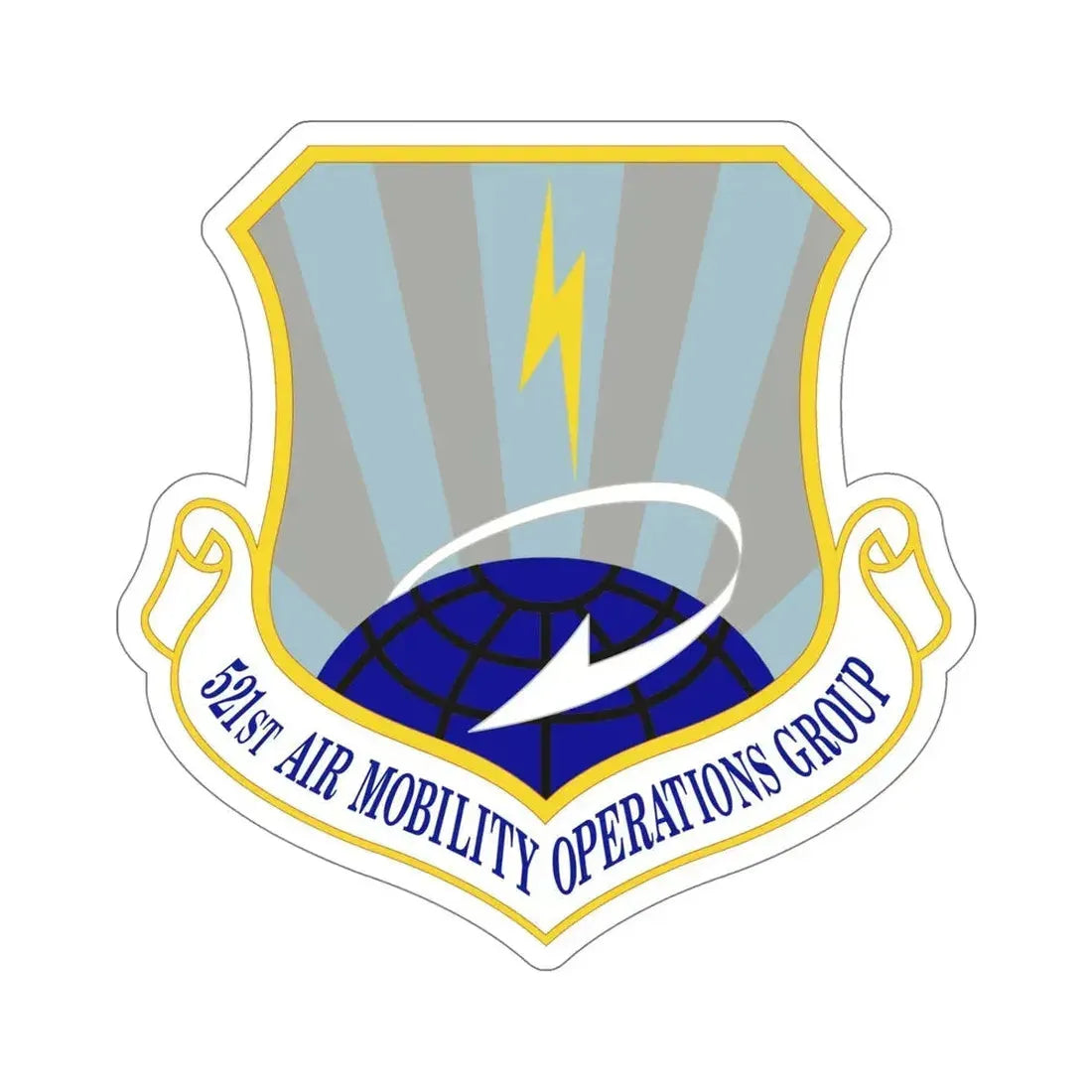 521st Air Mobility Operations Group (U.S. Air Force) STICKER Vinyl Die-Cut Decal - The Sticker Space