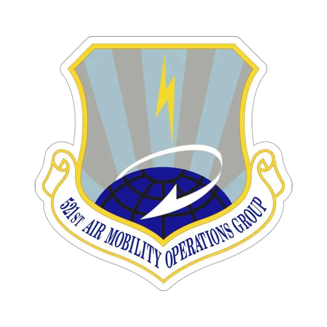 521st Air Mobility Operations Group (U.S. Air Force) STICKER Vinyl Die-Cut Decal - The Sticker Space