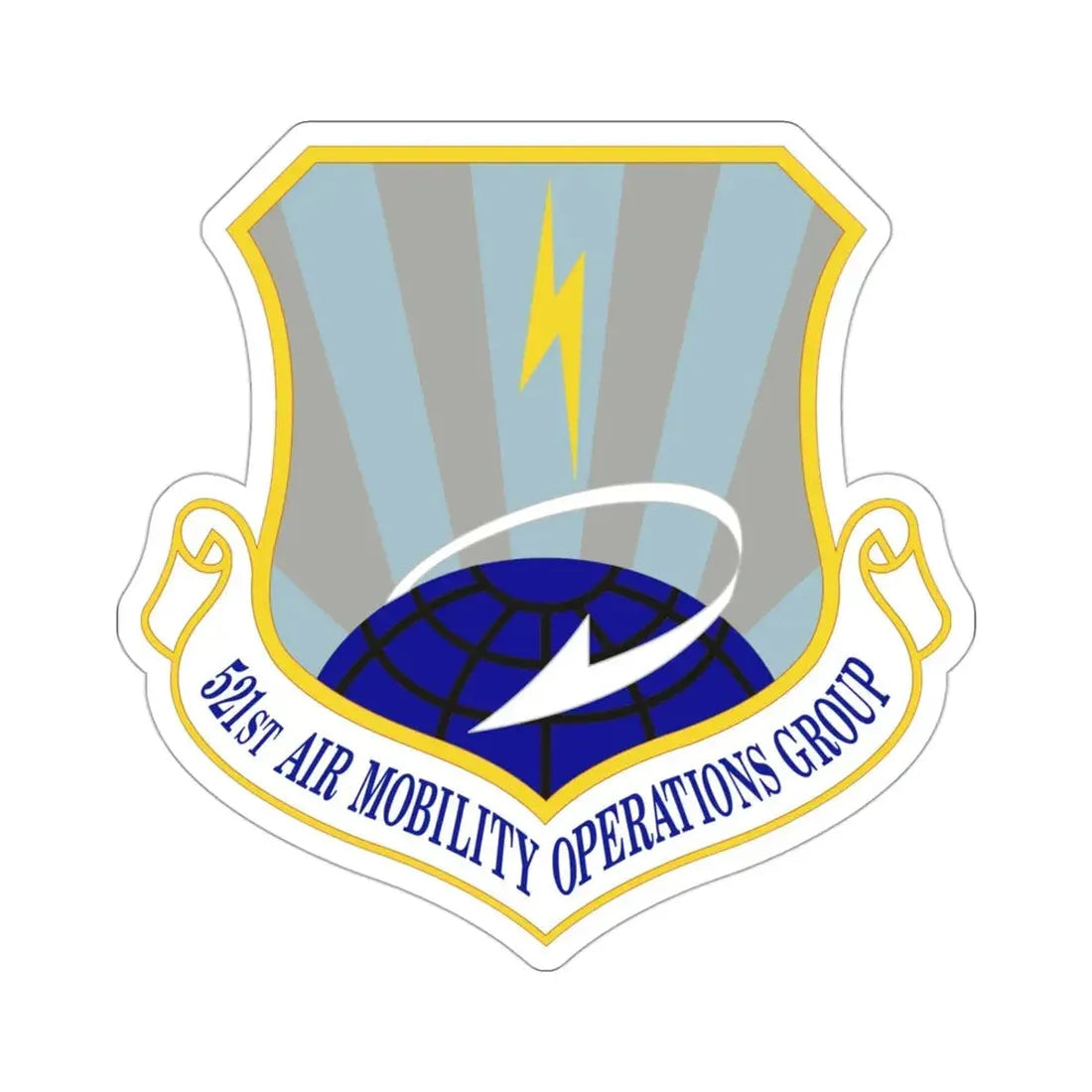 521st Air Mobility Operations Group (U.S. Air Force) STICKER Vinyl Die-Cut Decal - The Sticker Space