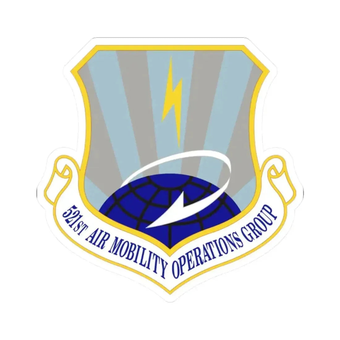 521st Air Mobility Operations Group (U.S. Air Force) STICKER Vinyl Kiss-Cut Decal - The Sticker Space