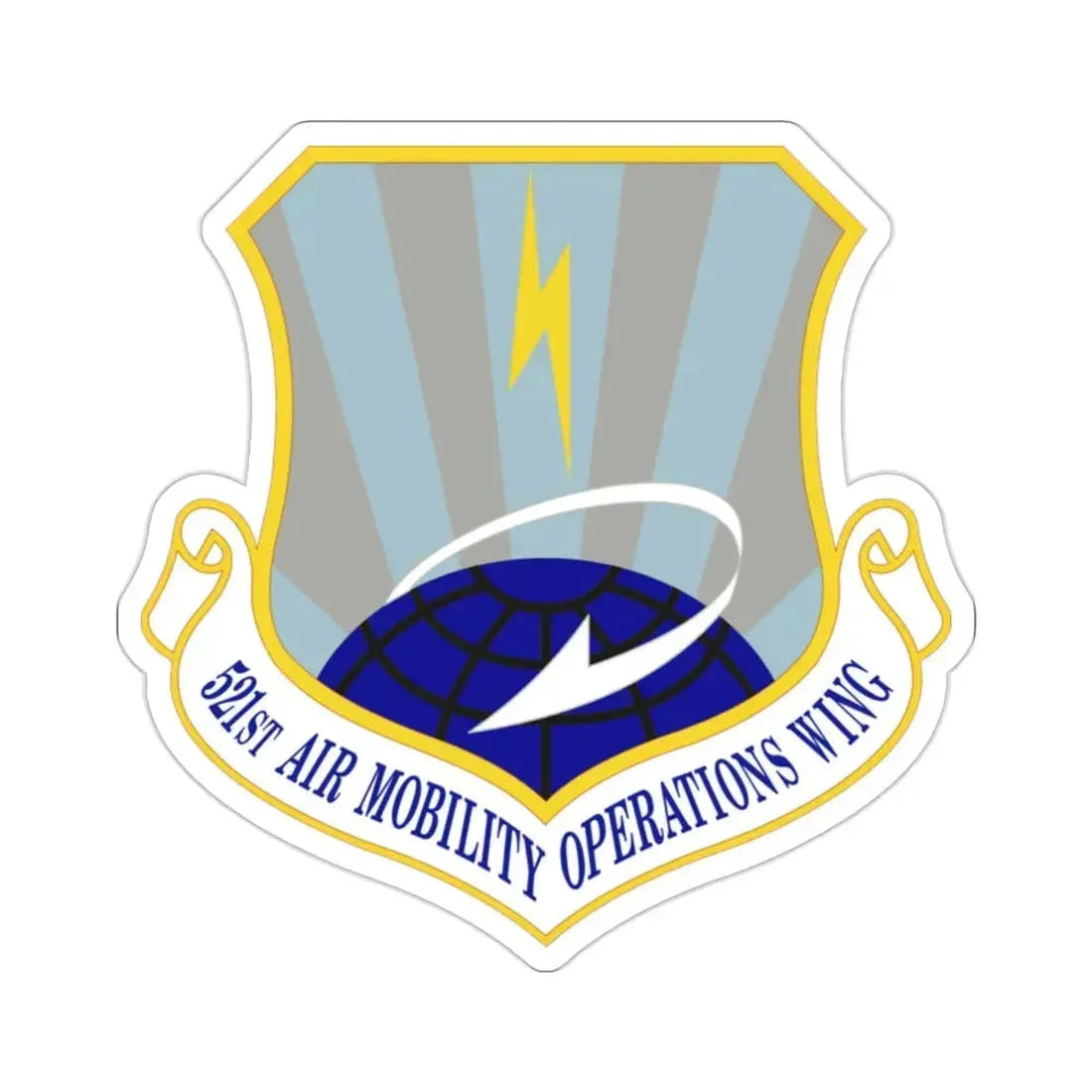 521st Air Mobility Operations Wing (U.S. Air Force) STICKER Vinyl Die-Cut Decal 2 Inch - The Sticker Space