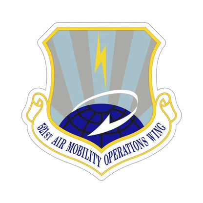 521st Air Mobility Operations Wing (U.S. Air Force) STICKER Vinyl Die-Cut Decal 5 Inch - The Sticker Space
