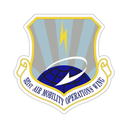521st Air Mobility Operations Wing (U.S. Air Force) STICKER Vinyl Die-Cut Decal 6 Inch - The Sticker Space