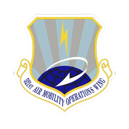 521st Air Mobility Operations Wing (U.S. Air Force) STICKER Vinyl Kiss-Cut Decal - The Sticker Space