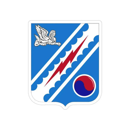 522 Military Intelligence Battalion 2 (U.S. Army) REVERSE PRINT Transparent Die-Cut STICKER 4 Inch Die-Cut Transparent - The Sticker Space