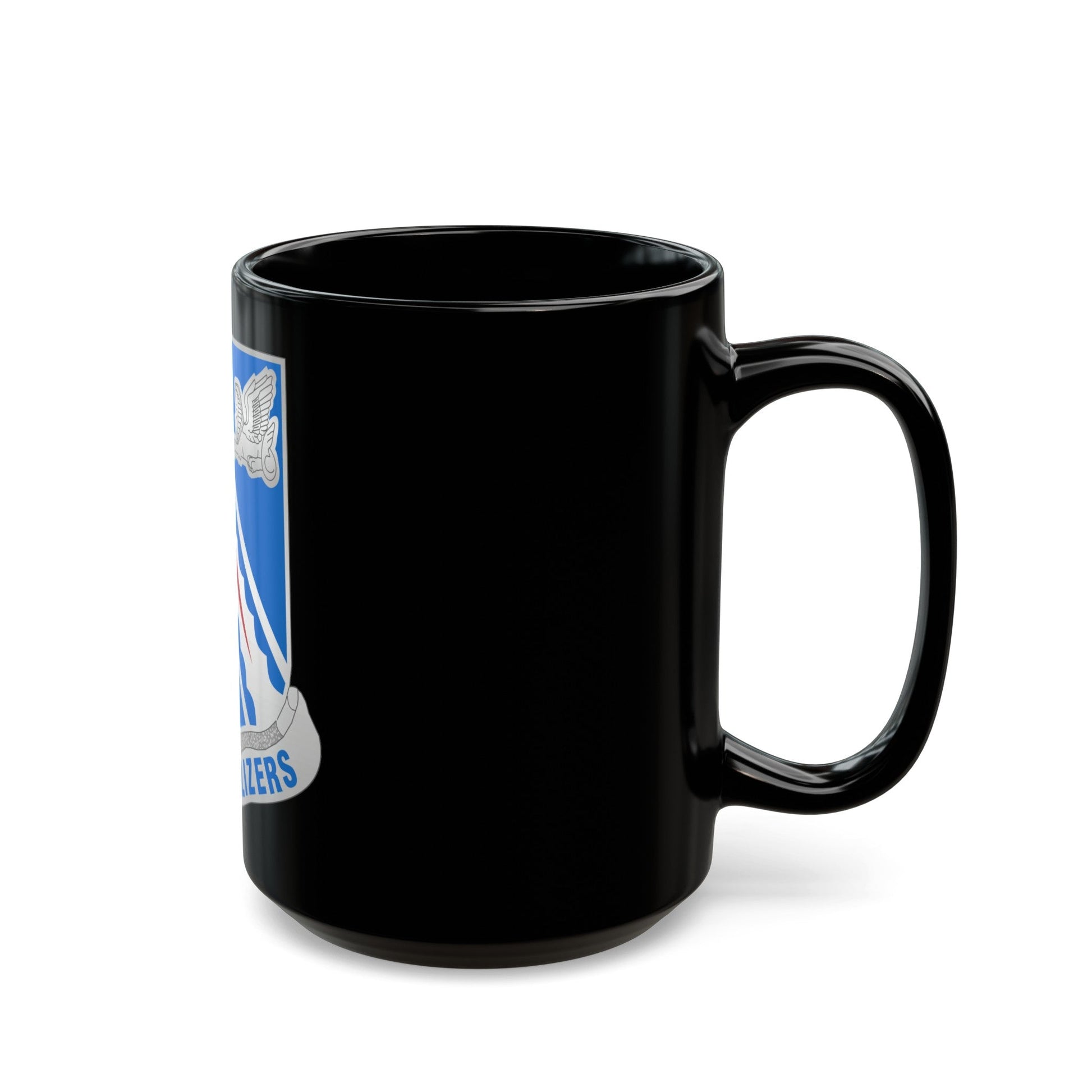 522 Military Intelligence Battalion (U.S. Army) Black Coffee Mug-The Sticker Space