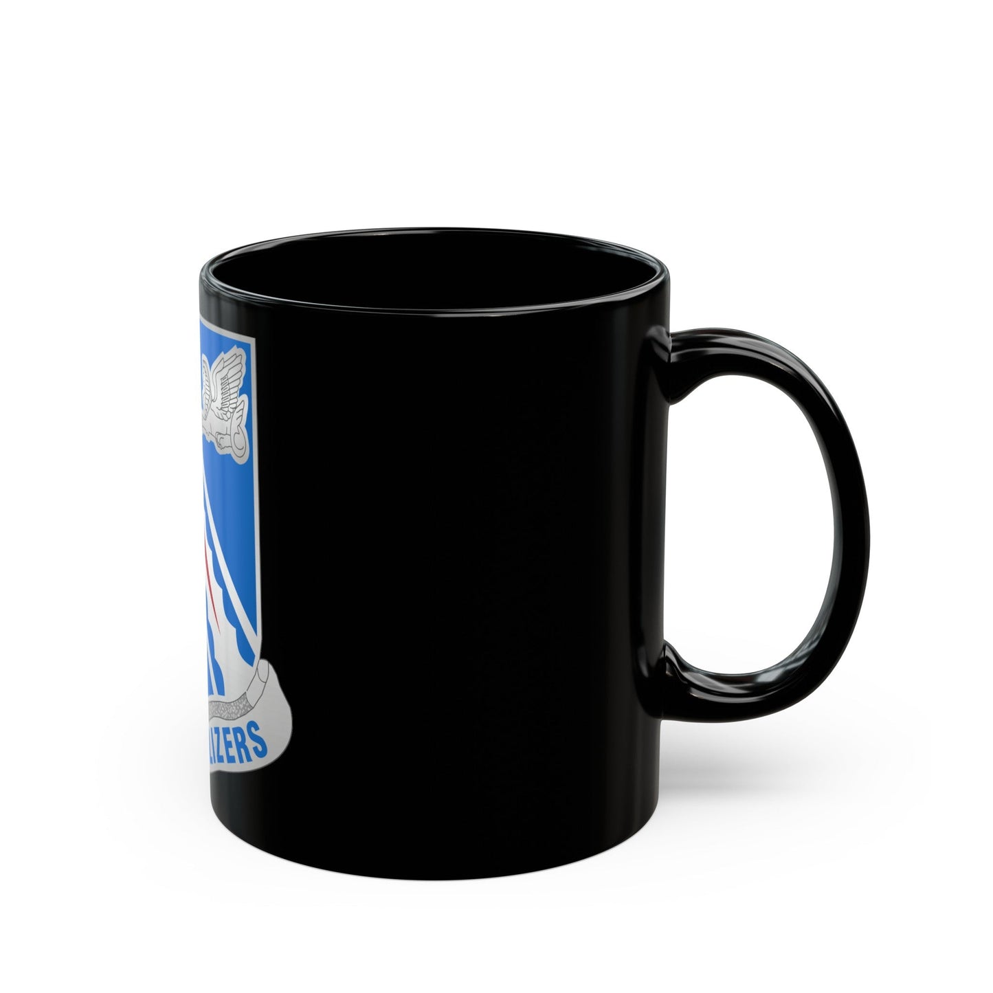 522 Military Intelligence Battalion (U.S. Army) Black Coffee Mug-The Sticker Space