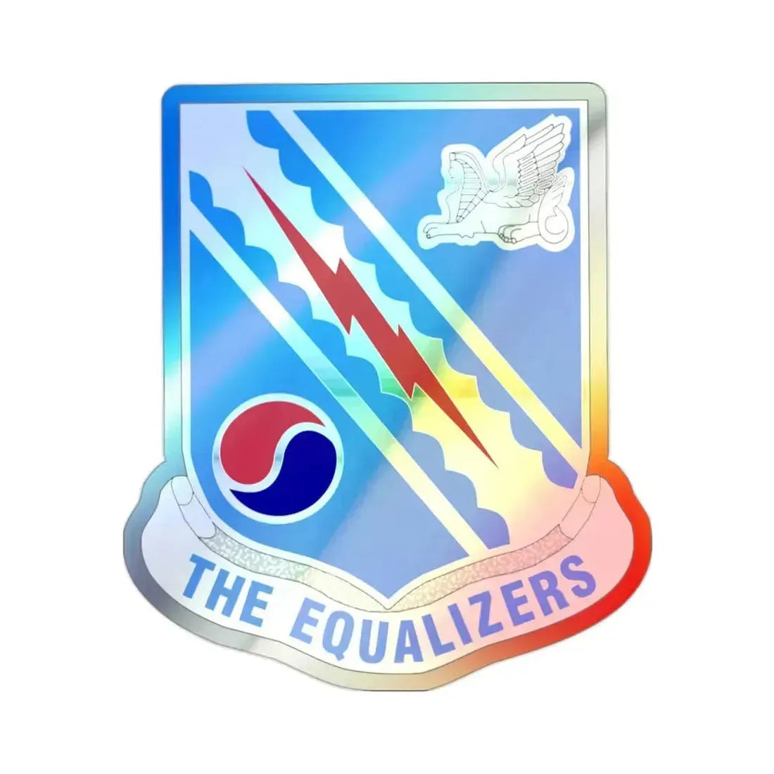 522 Military Intelligence Battalion (U.S. Army) Holographic STICKER Die-Cut Vinyl Decal 2 Inch Holographic - The Sticker Space