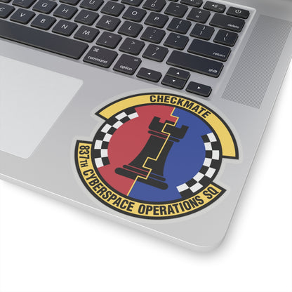 837 Cyberspace Operations Squadron ACC (U.S. Air Force) STICKER Vinyl Kiss-Cut Decal