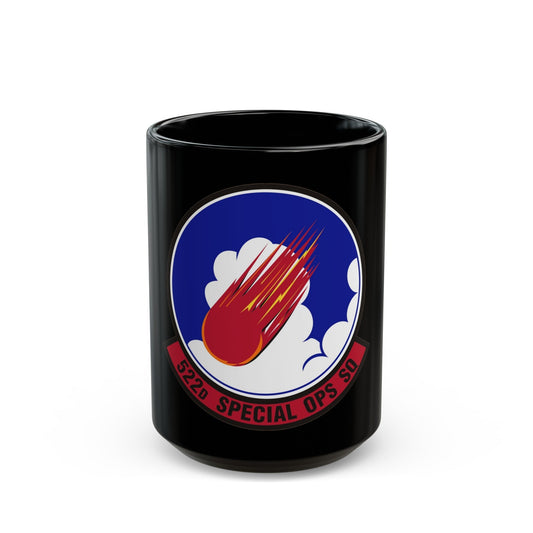 522d Special Operations Squadron (U.S. Air Force) Black Coffee Mug-15oz-The Sticker Space