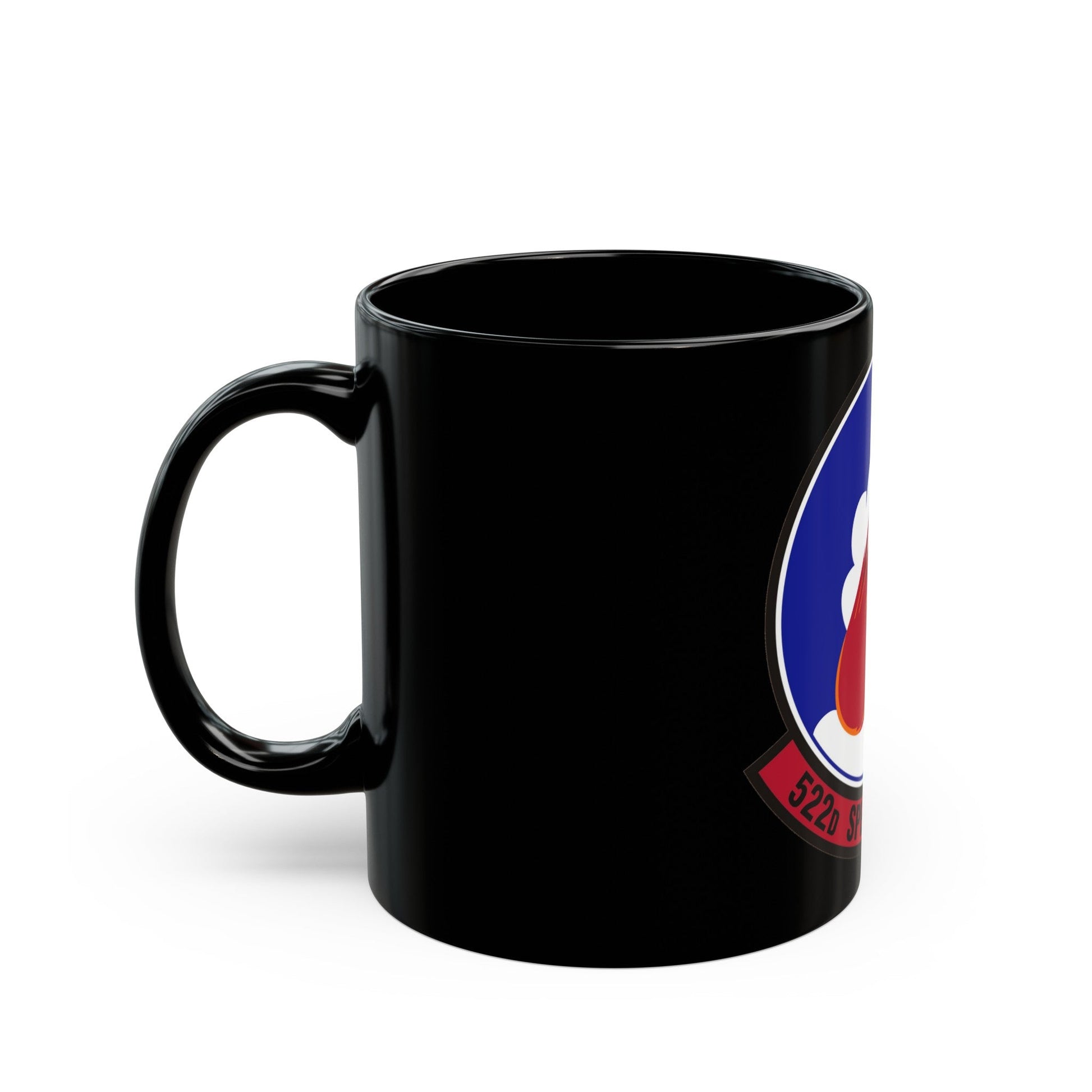 522d Special Operations Squadron (U.S. Air Force) Black Coffee Mug-The Sticker Space