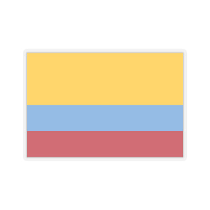 Flag of Venezuela with no coat of arms 1811-1836 (Colombia) STICKER Vinyl Kiss-Cut Decal