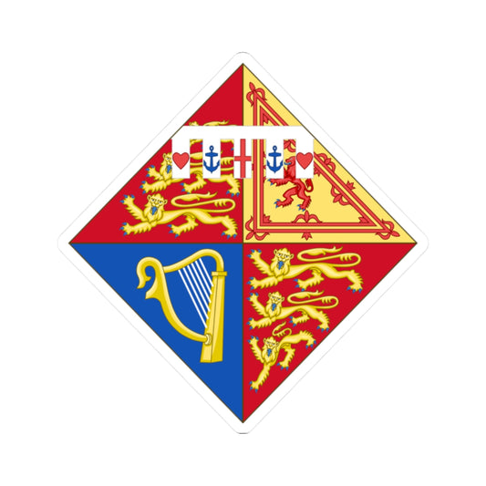 Arms of Alexandra The Honourable Lady Ogilvy (United Kingdom) (Coat of Arms) STICKER Vinyl Kiss-Cut Decal