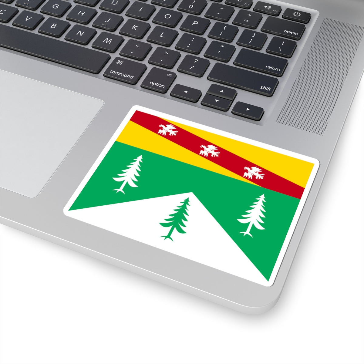 Flag of Vosges (France) STICKER Vinyl Kiss-Cut Decal