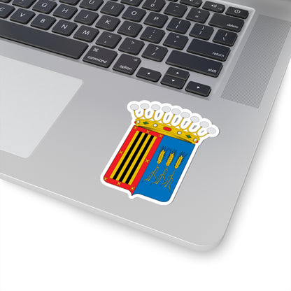 Escudo de Farlete (Spain) (Coat of Arms) STICKER Vinyl Kiss-Cut Decal