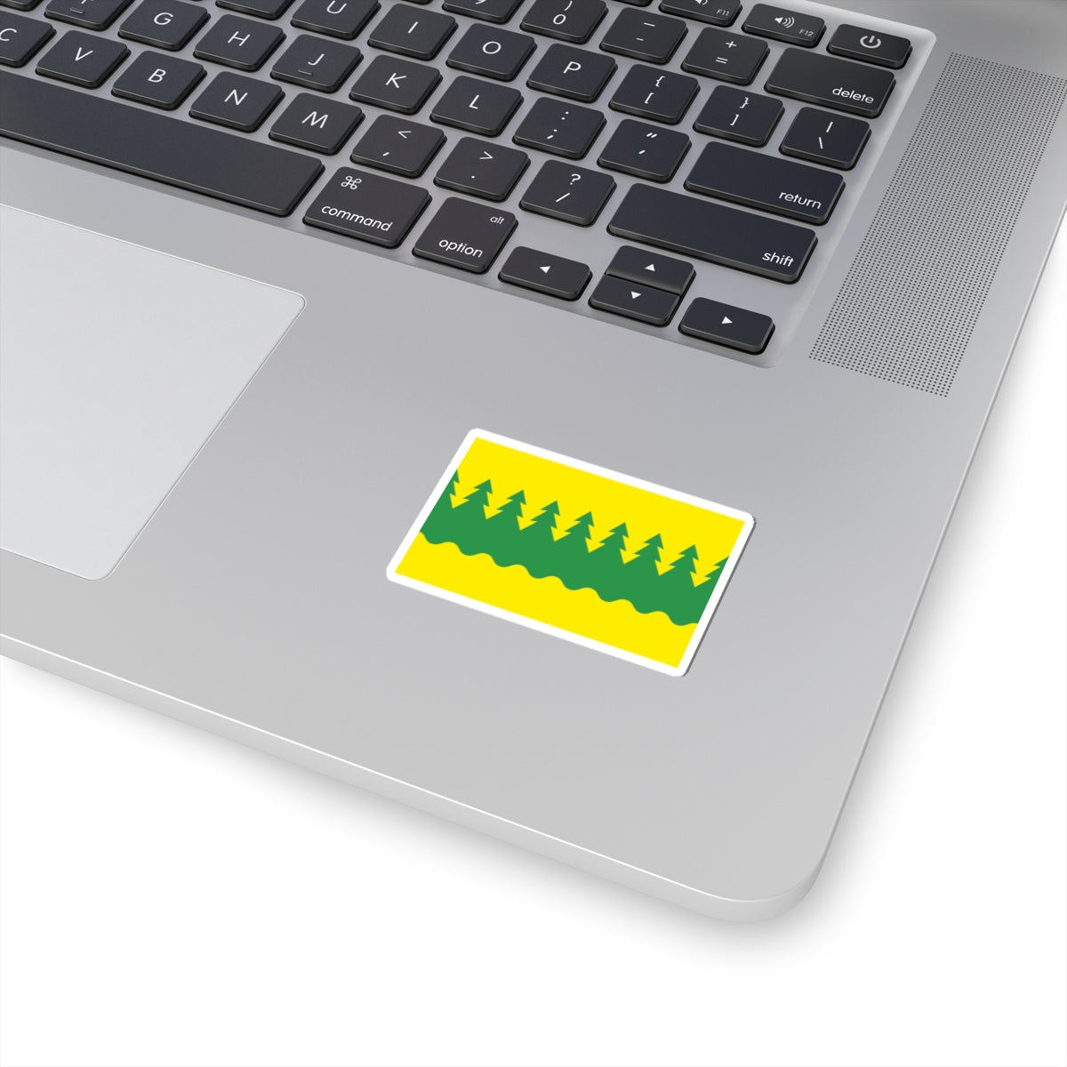 Flag of Kainuu (Finland) STICKER Vinyl Kiss-Cut Decal