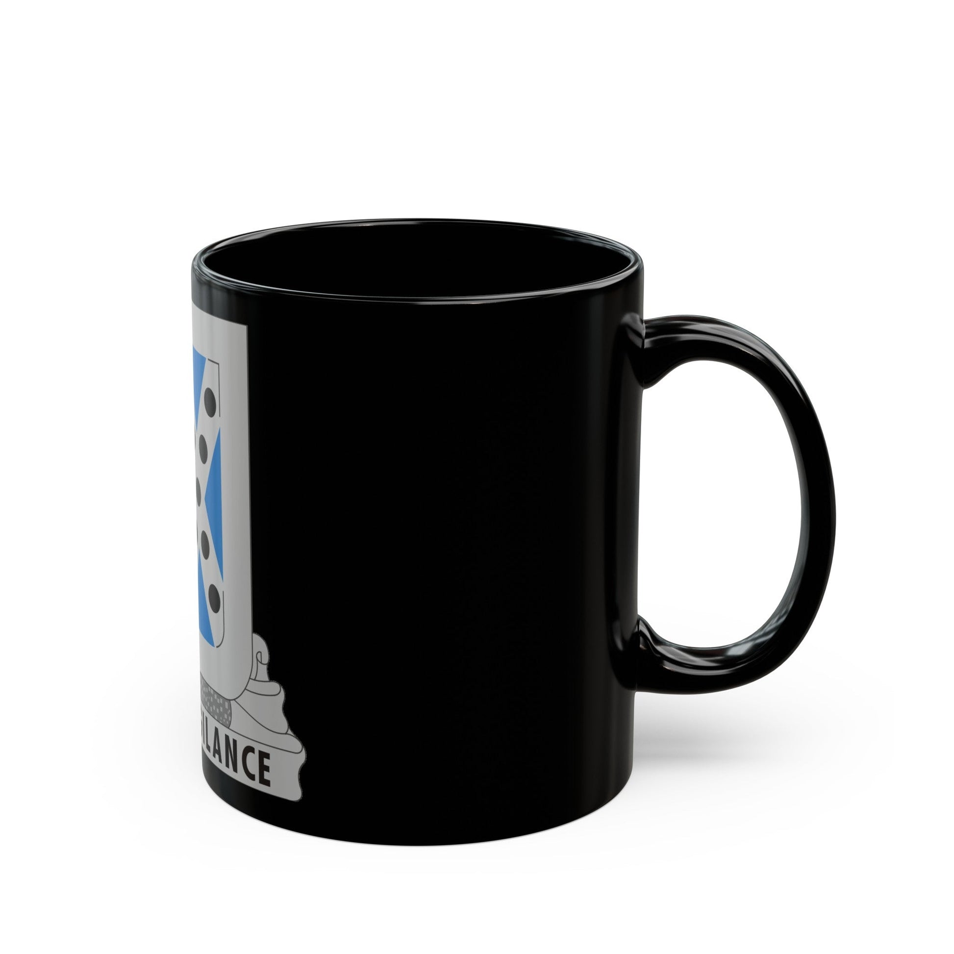 524 Military Intelligence Battalion (U.S. Army) Black Coffee Mug-The Sticker Space