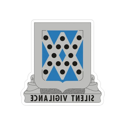 524 Military Intelligence Battalion (U.S. Army) REVERSE PRINT Transparent Die-Cut STICKER 2 Inch Die-Cut Transparent - The Sticker Space
