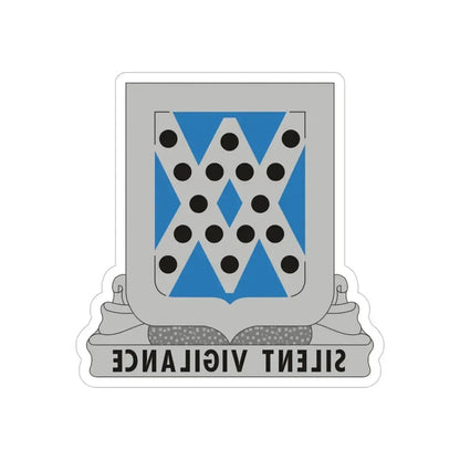 524 Military Intelligence Battalion (U.S. Army) REVERSE PRINT Transparent Die-Cut STICKER - The Sticker Space