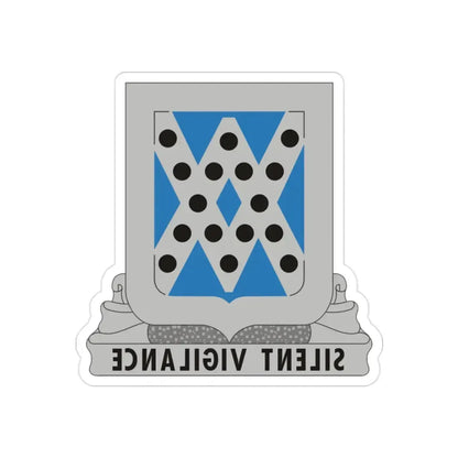 524 Military Intelligence Battalion (U.S. Army) REVERSE PRINT Transparent Die-Cut STICKER - The Sticker Space