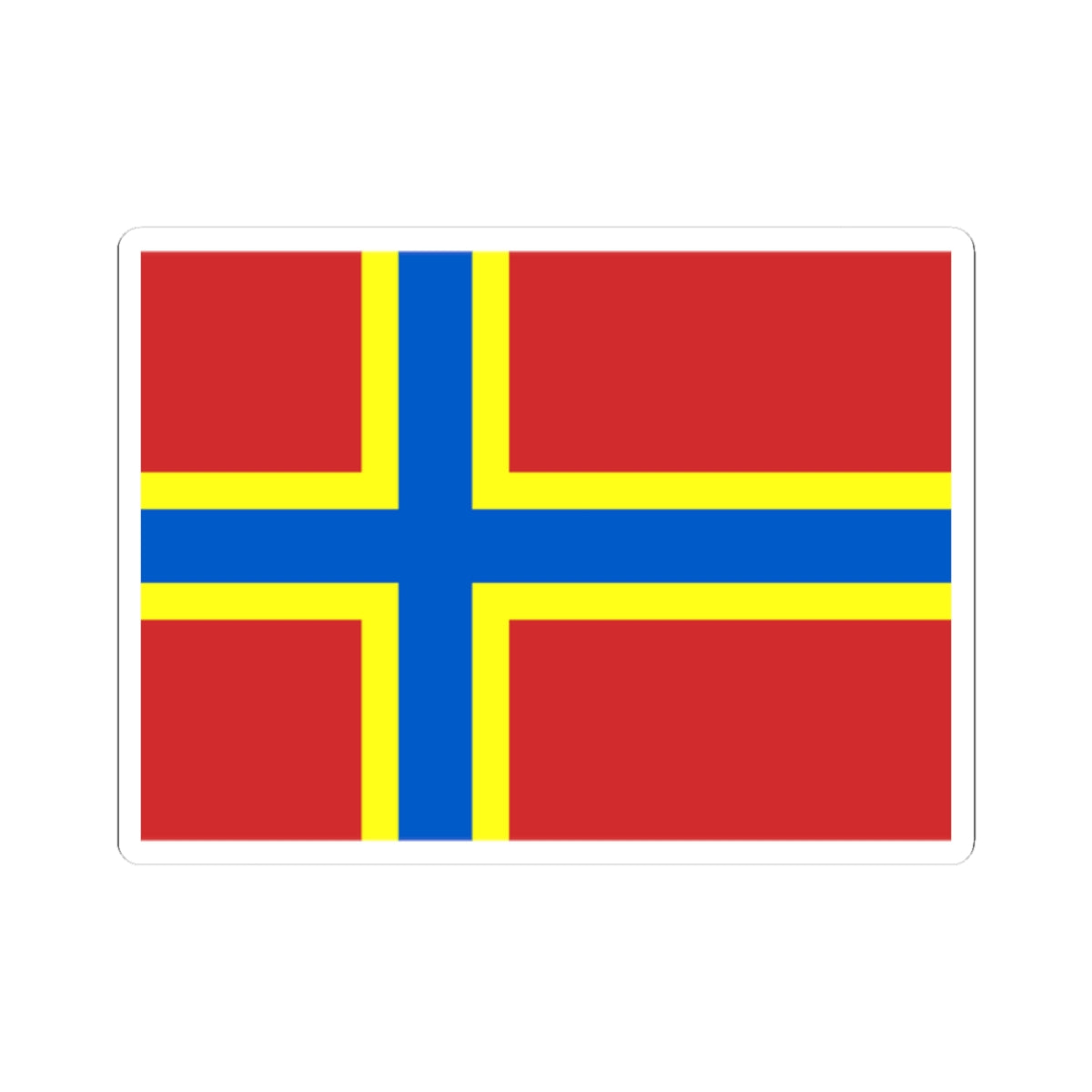 2007 Flag of Orkney (Scotland) STICKER Vinyl Kiss-Cut Decal