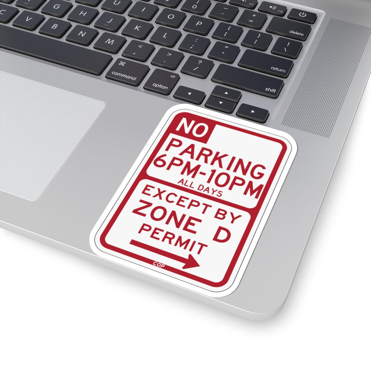 PBOT Road sign P1450R (Oregon) (Road Sign) STICKER Vinyl Kiss-Cut Decal