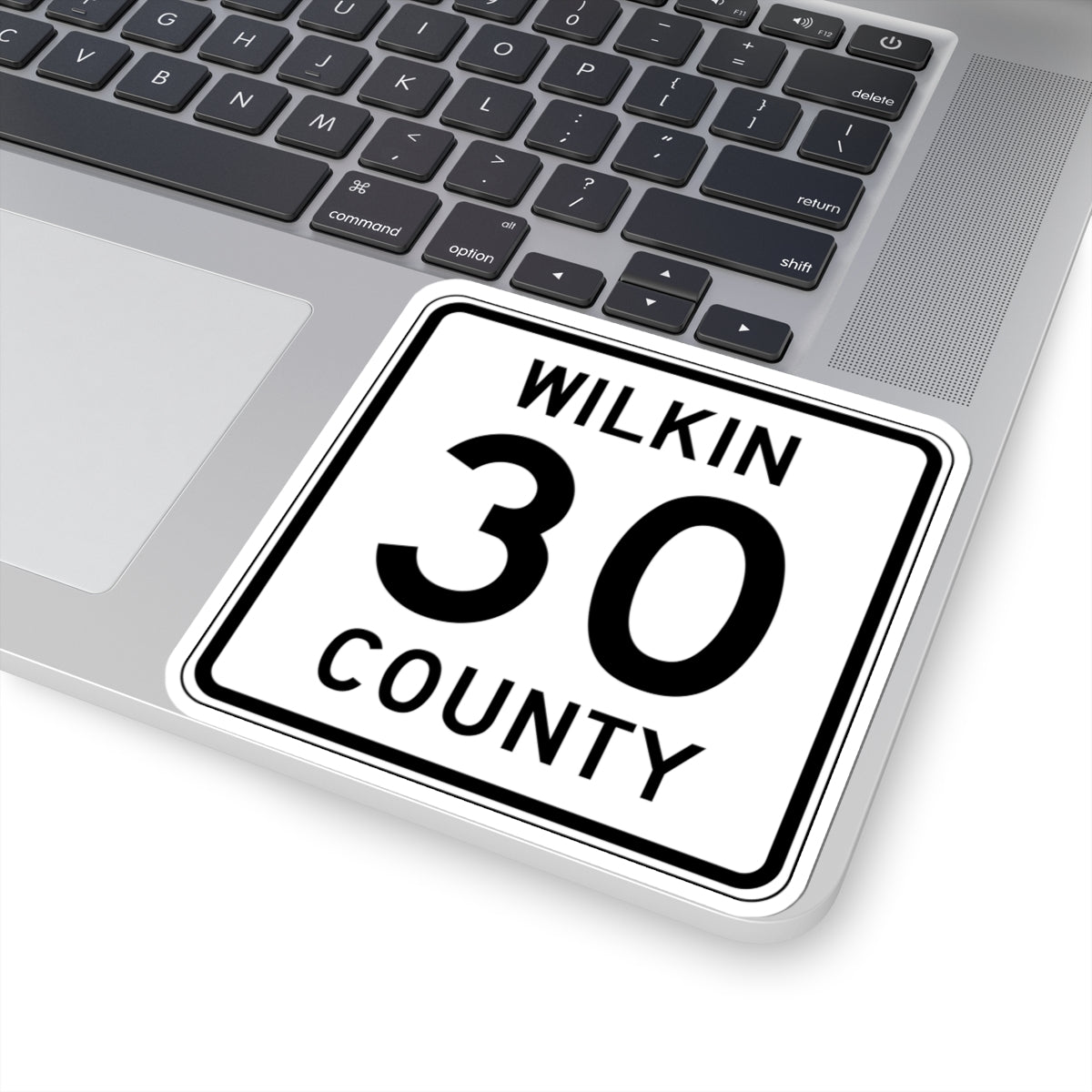 Wilkin County Route 30 MN (Minnesota) (Road Sign) STICKER Vinyl Kiss-Cut Decal