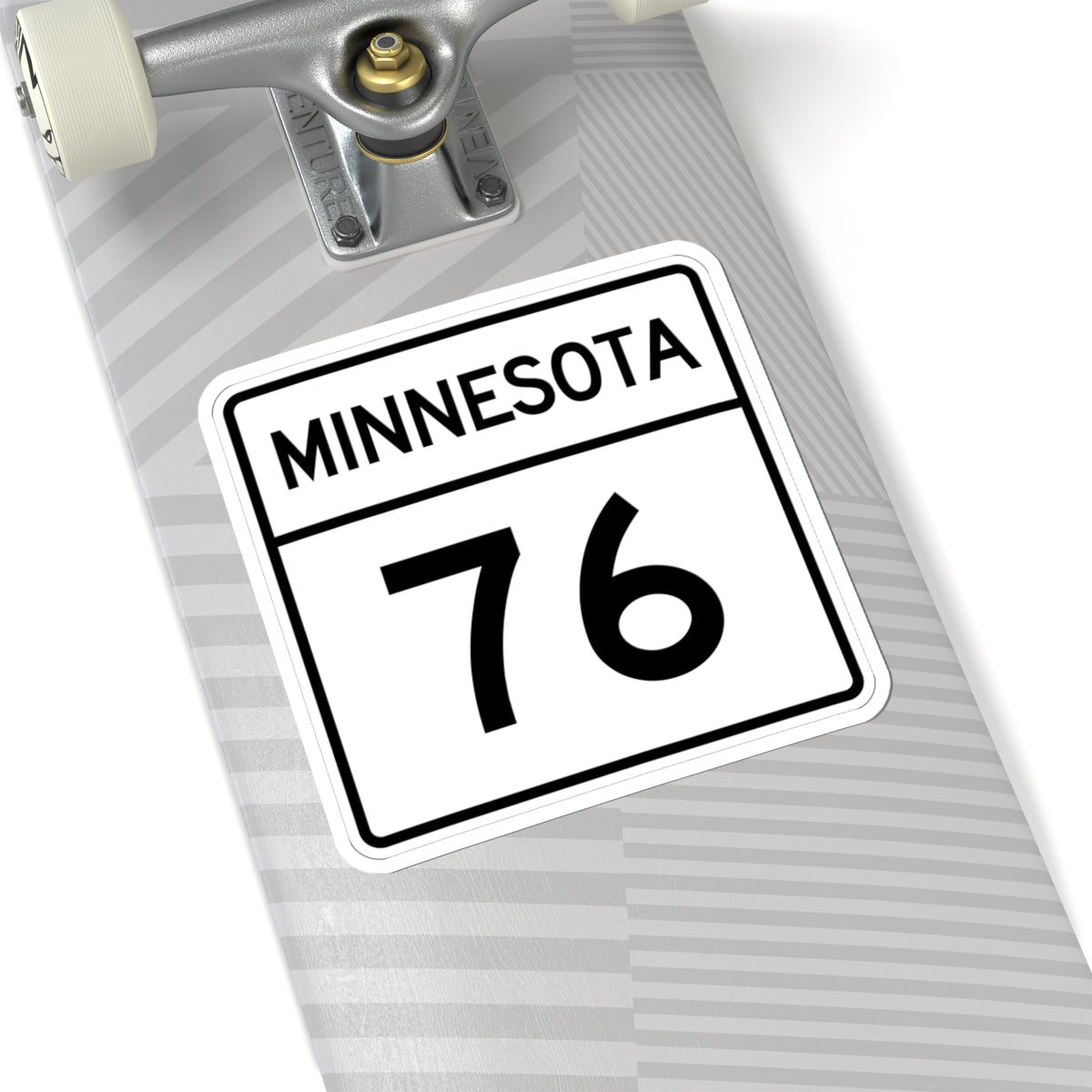MN-76 1948 (Minnesota) (Road Sign) STICKER Vinyl Kiss-Cut Decal