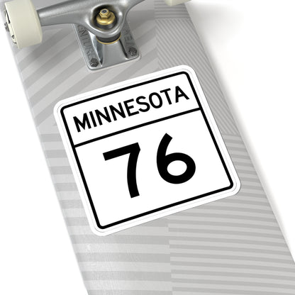 MN-76 1948 (Minnesota) (Road Sign) STICKER Vinyl Kiss-Cut Decal