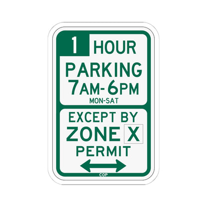 PBOT Road sign P4436 (Oregon) (Road Sign) STICKER Vinyl Kiss-Cut Decal