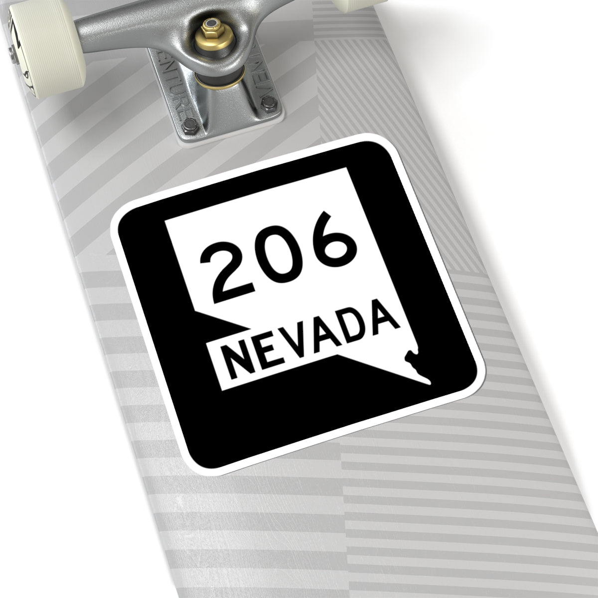 Nevada 206 (Nevada) (Road Sign) STICKER Vinyl Kiss-Cut Decal